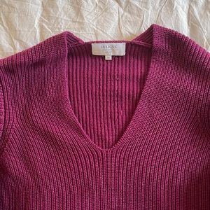 La Ligne Magenta Sweater
